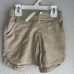 Kaki school shorts for girls